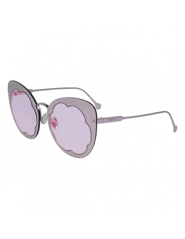 Lunettes de soleil Femme Salvatore Ferragamo SF178SM-AMO-FLOWERFUL-537 ø 63 mm en linge