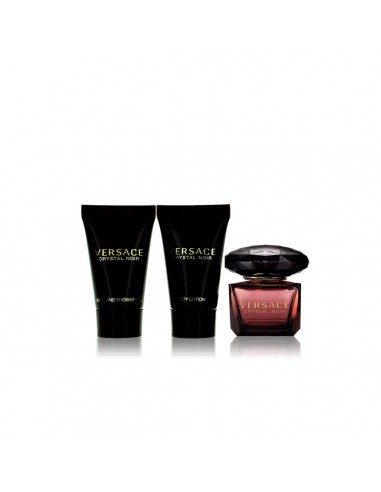 Set de Parfum Femme Versace Crystal Noir 3 Pièces en stock