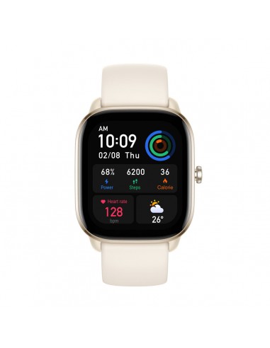 Montre intelligente Amazfit GTS 4 mini Blanc 1,65" ou a consommer sur place